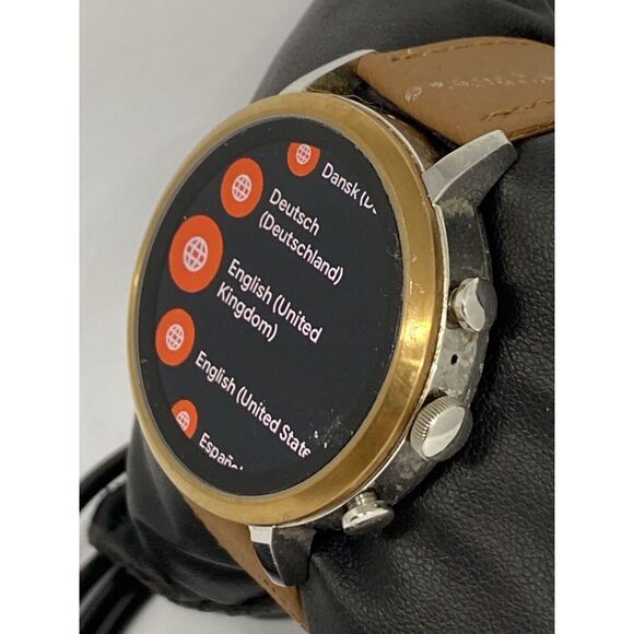 Fossil Gen 4 Authentic Digital Dial Smart Watch Custom Band FTW6016 CO45 - Picture 4 of 12